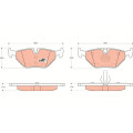 Pad Sub Set,Rr Calip