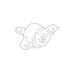 Engine Mount - VIN: 6, Auto Trans, 4 Speed Trans, Transaxle GM96535510