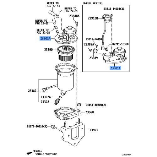 Cap Assy, Fuel Filter