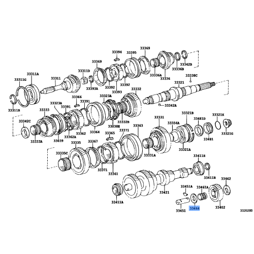 WASHER, REVERSE IDLER THRUST, NO.2