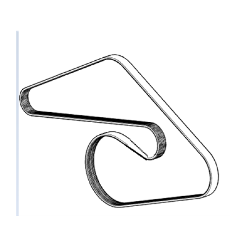 Genuine GM V-Ribbed Serpentine Belt 12648981