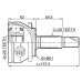 outer cv joint 25x61x26