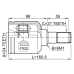 inner cv joint left 24x41x27