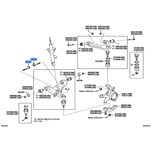 CAM ASSY, CAMBER ADJUST - Toyota OEM Genuine
