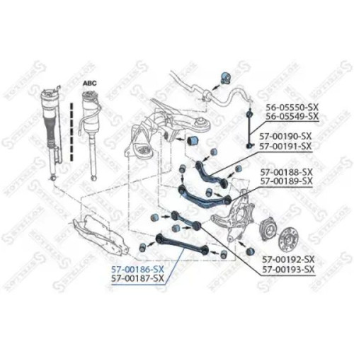 Rear Lower Control Arm ! Mb W221 05>
