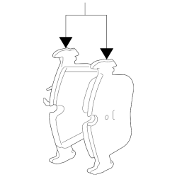 ATE Brake Pad Set 34216775678 - BMW 335i 335i xDrive 335xi 335d 330i 330xi (E90 E92)
