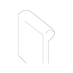 Front Bumper Tow Hook Cover - BMW E60 E61 E83 - Primed