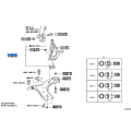 TOYOTA 43330-49225 Lower Ball Joint Assembly