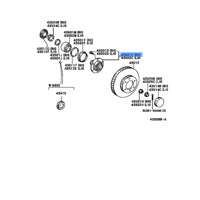 LEX-HUB & BRG ASSY