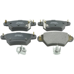 pad kit, disc brake, rear - kit (including bolts, with anti-rattle spring)