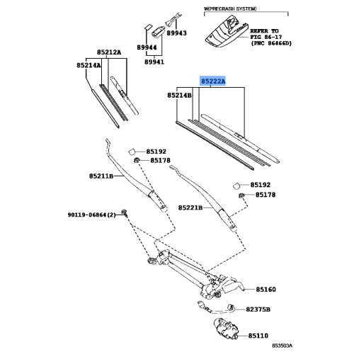 WIPER BLADE FR LH