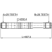 axle half shaft left 29x487.5x28