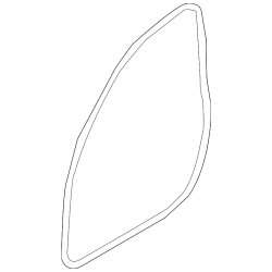 BMW F02 Left Front Door Seal 51337177998