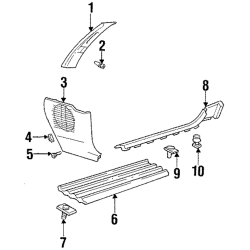 Clip,Roof Mould