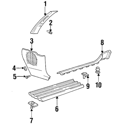 Clip,Roof Mould