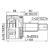 outer cv joint 26x70.5x29