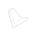 Front Left Side Fender Molding Trim Chrome - BMW 7 Series (G11, G12) 2016-2019
