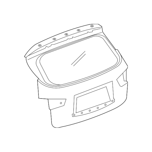 Door Assy-Back, Upper