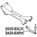 Rear upper right link with ball joint