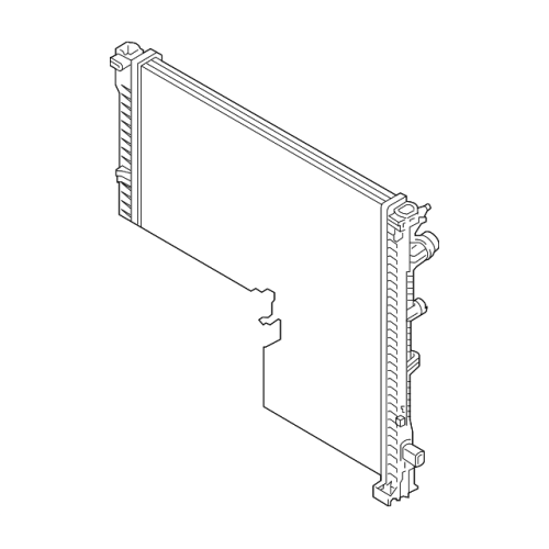 (Ast-106500) Engine Radiator For Bmw G01 F97 X3 X4 17119797807