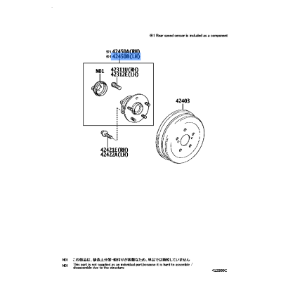 HUB&BEARING ASSY
