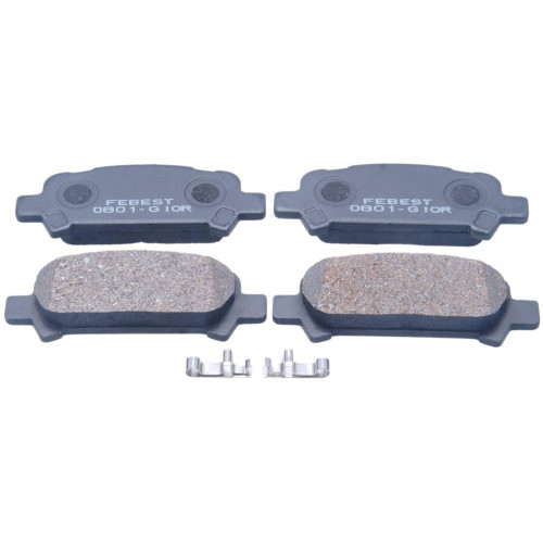 Pad kit, disc brake, rear - kit