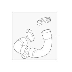 Water Hose 11534615722 For Bmw 11538645481