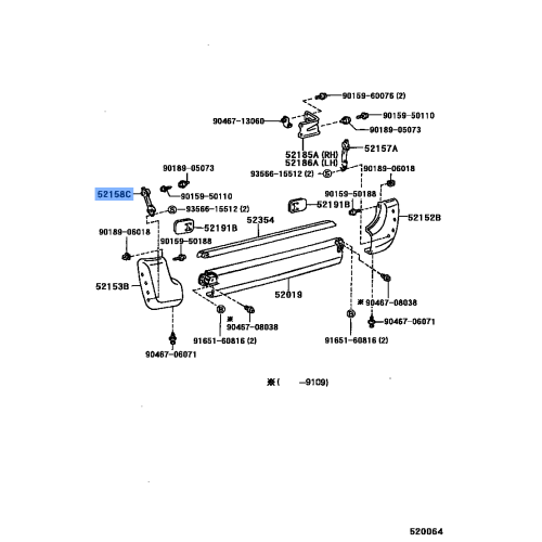 Bracket(L),F. Bumper