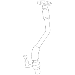 BMW V8 Turbo Oil Drain Pipe (Bank 2) - N63TU S63TU N63R Engines
