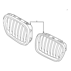 Center Grill Bmw F16/R
