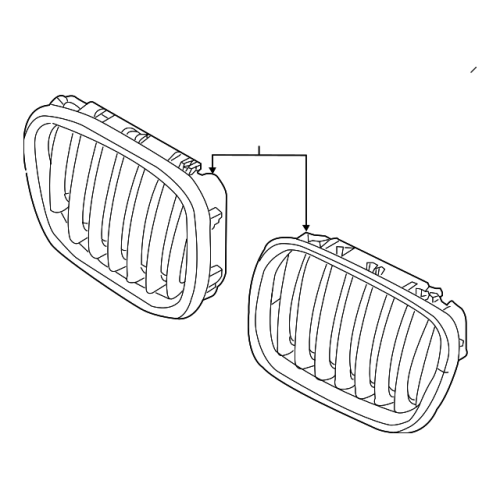 Center Grill Bmw F16/R