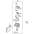 Nissan Distributor Rotor 22157-0M513