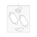 GENERAL MOTORS 84769879 Brake Pad Set