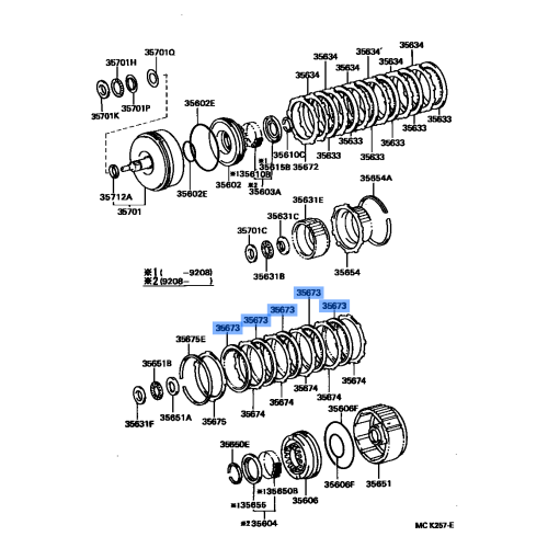 Clutch Plate Disc Atm