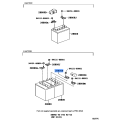 Negative Battery Terminal Assembly with Net for Toyota 90982-06024