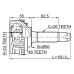 outer cv joint 23x56x26