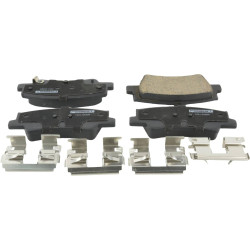 pad kit, disc brake, rear - kit (with anti squeal shim, with brackets)