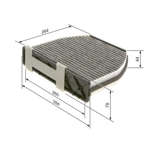 Bosch Cabin Air Pollen Filter Carbon For Mercedes Benz C E SL CLS AMG