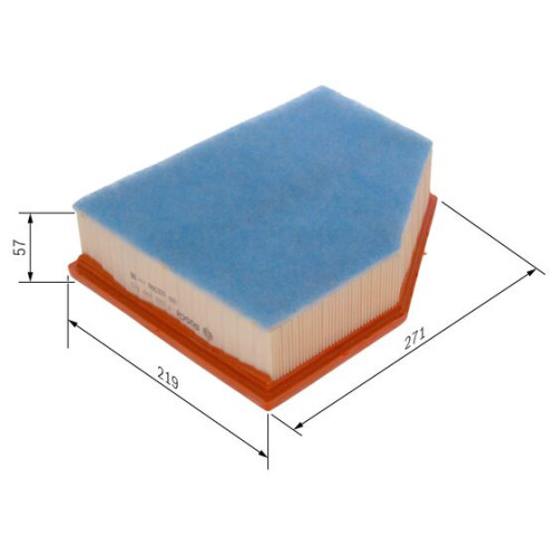 BOSCH F026400615 Genuine Air Filter Element, Engine