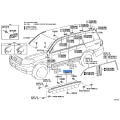 Body Rocker Panel Molding Assembly - Toyota Land Cruiser (GRJ200, VDJ200)