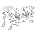 TOYOTA 63102-60160 Genuine Windshield Header Panel Sub-Assembly