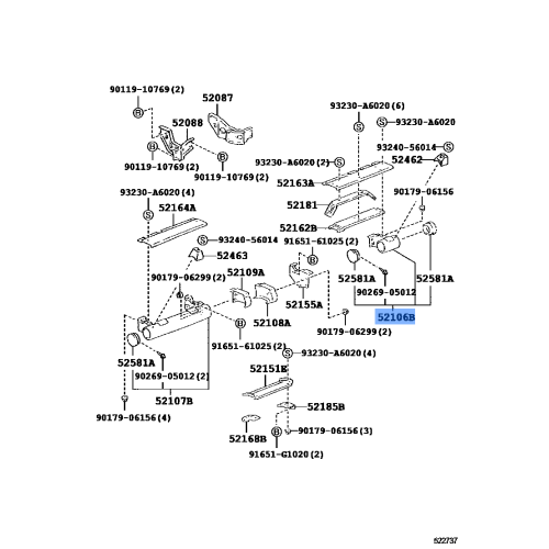 Bracket(L) F  Bumper