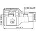inner cv joint right 28x40x22