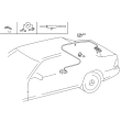 Trunk Release Handle Vacuum Element Actuator - Mercedes-Benz W140 S-Class