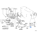 TOYOTA 16264-36010 Genuine Water By-Pass Hose