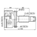 outer cv joint 25x72x30