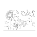 Disc Brake Caliper Repair Kit - Mercedes-Benz 0004219286
