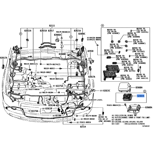 Toyota Connector Holder Block 82664-60020