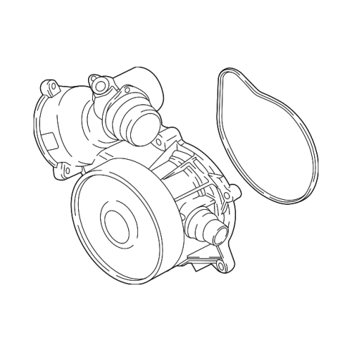 BMW 11518657274 Genuine Mechanical Water Pump Engine Cooling