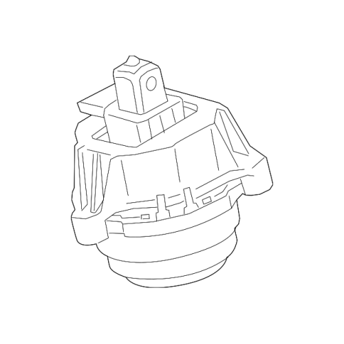 BMW Left Driver Side Engine Motor Mount Support